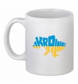 Чашка керамическая UKRAINE MAP