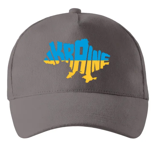 Кепка UKRAINE MAP Серый фото