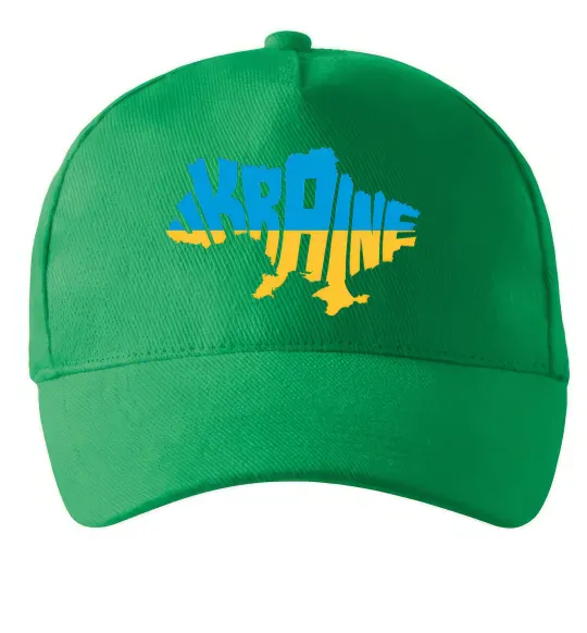 Кепка UKRAINE MAP Зеленый фото