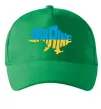 Кепка UKRAINE MAP Зеленый фото