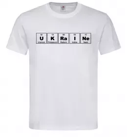 Мужская футболка Ukraine Table Белый фото