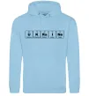 Женская толстовка (худи) Ukraine Table Голубой фото