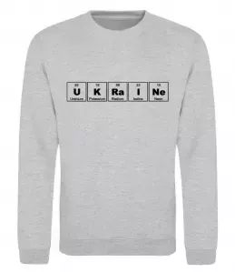 Свитшот Ukraine Table Серый меланж фото
