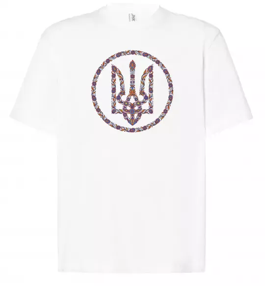 Футболка Оверсайз ROUND GERB Белый фото