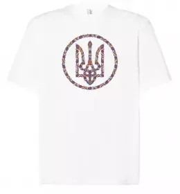 Футболка Оверсайз ROUND GERB Белый фото