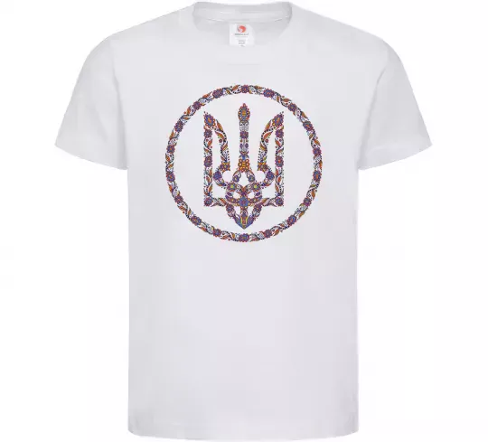 Дитяча футболка ROUND GERB Білий фото