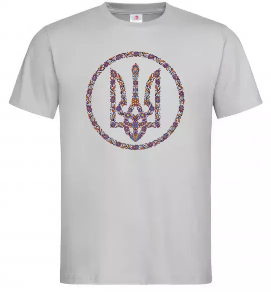 Мужская футболка ROUND GERB Серый фото