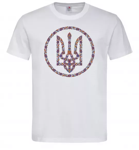 Мужская футболка ROUND GERB Белый фото