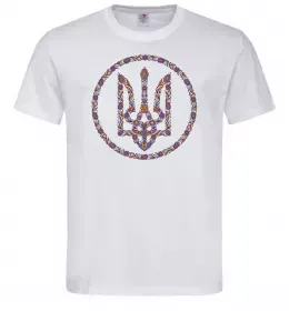 Мужская футболка ROUND GERB Белый фото