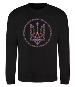 Свитшот ROUND GERB Черный фото