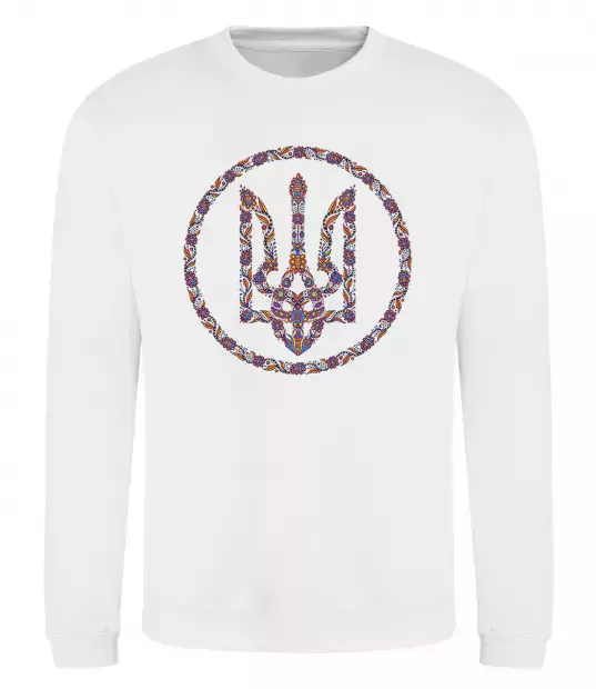 Свитшот ROUND GERB Белый фото