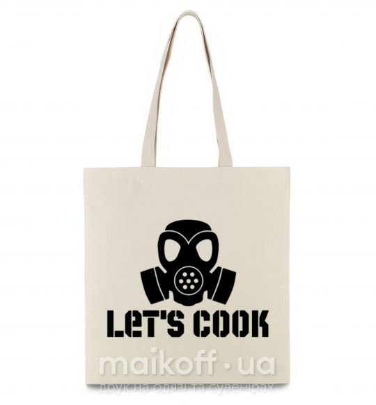 Эко-сумка Let's cook Бежевый фото