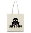 Эко-сумка Let's cook Бежевый фото