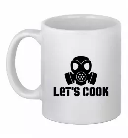 Чашка керамическая The danger Белый фото