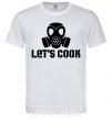 Чоловіча футболка Let's cook Білий фото