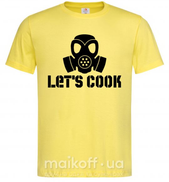 Чоловіча футболка Let's cook Лимонний фото