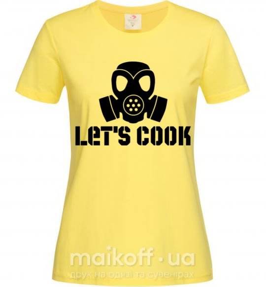 Женская футболка Let's cook Лимонный фото
