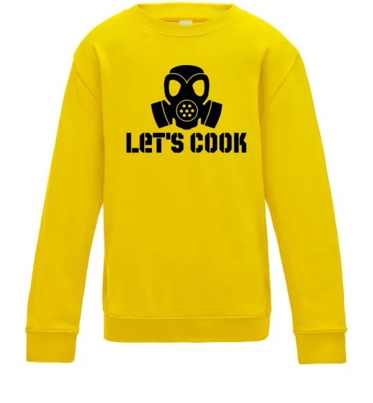 Дитячий світшот Let's cook Сонячно жовтий фото
