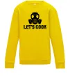 Дитячий світшот Let's cook Сонячно жовтий Дитячий світшот Let's cook Сонячно жовтий фото