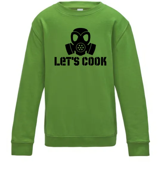 Дитячий світшот Let's cook Лаймовий фото