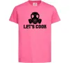 Дитяча футболка Let's cook Яскраво-рожевий Дитяча футболка Let's cook Яскраво-рожевий фото