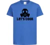 Дитяча футболка Let's cook Яскраво-синій Дитяча футболка Let's cook Яскраво-синій фото