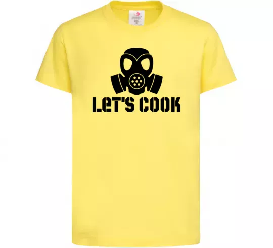 Дитяча футболка Let's cook Лимонний фото