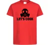Дитяча футболка Let's cook Червоний Дитяча футболка Let's cook Червоний фото