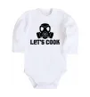 Дитячий бодік Let's cook Білий фото