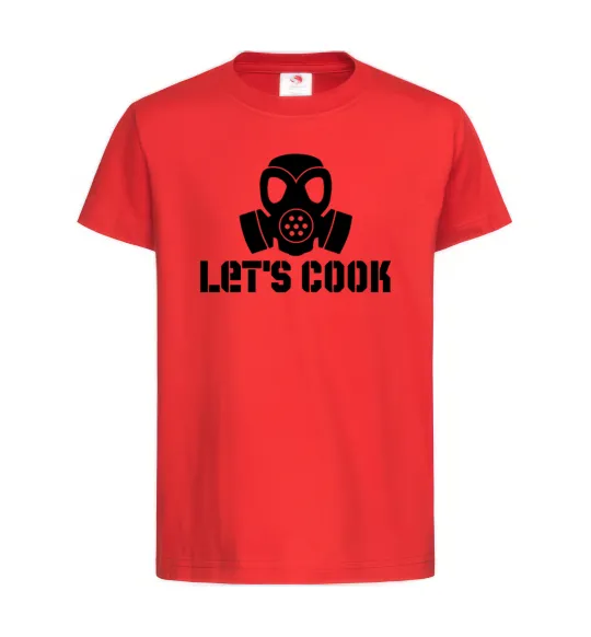 Дитяча футболка Let's cook Червоний фото