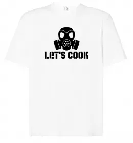 Футболка Оверсайз Walter White respect Chemistry Белый фото