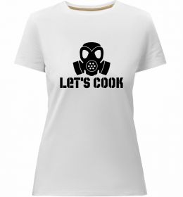 Женская премиум футболка Let's cook