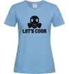 Жіноча футболка Let's cook Блакитний фото