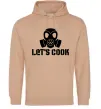 Мужская толстовка (худи) Let's cook Песочный Мужская толстовка (худи) Let's cook Песочный фото