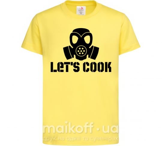 Детская футболка Let's cook Лимонный фото