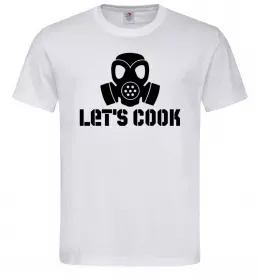 Мужская футболка Let's cook Белый фото