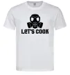 Чоловіча футболка Let's cook Білий Чоловіча футболка Let's cook Білий фото