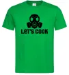 Чоловіча футболка Let's cook Зелений Чоловіча футболка Let's cook Зелений фото