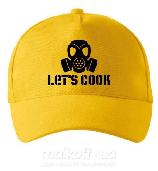 Кепка Let's cook Солнечно желтый фото