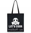 Еко-сумка Let's cook Чорний фото