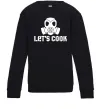 Дитячий світшот Let's cook Чорний Дитячий світшот Let's cook Чорний фото