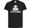 Дитяча футболка Let's cook Чорний Дитяча футболка Let's cook Чорний фото