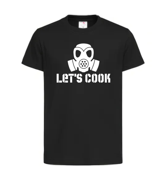 Дитяча футболка Let's cook Чорний фото