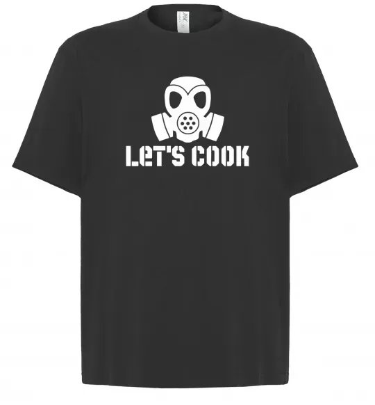 Футболка Оверсайз Let's cook Черный фото