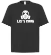 Футболка Оверсайз Let's cook Черный фото