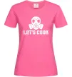 Жіноча футболка Let's cook Яскраво-рожевий фото