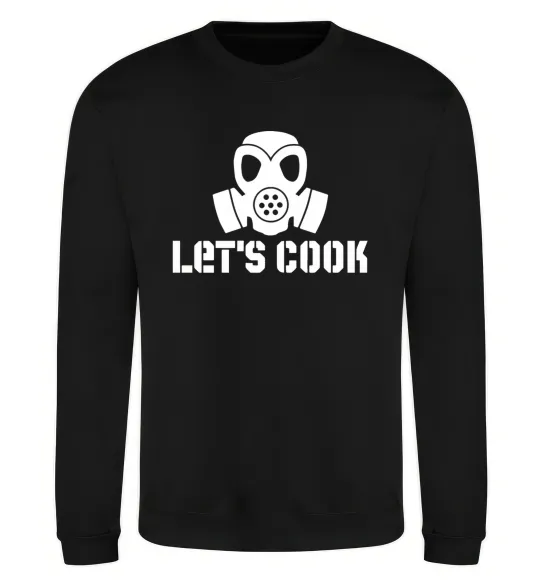 Свитшот Let's cook Черный фото