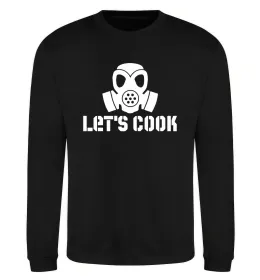 Свитшот Let's cook Черный фото