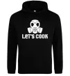Женская толстовка (худи) Let's cook Черный Женская толстовка (худи) Let's cook Черный фото