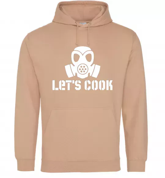 Женская толстовка (худи) Let's cook Песочный фото